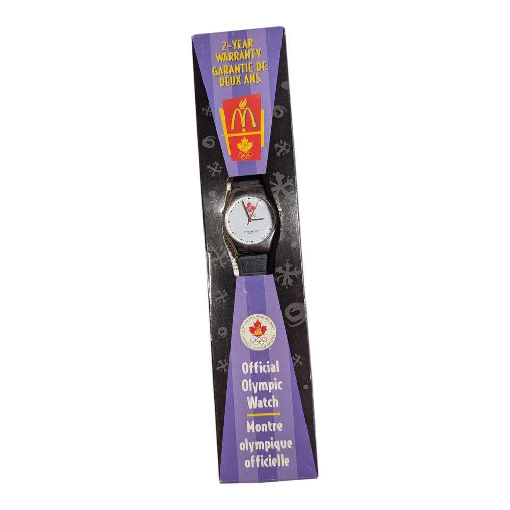 Vtg 1998 McDonald's Nagano Olympics Canadian Collectible Promotional Watch NEW
